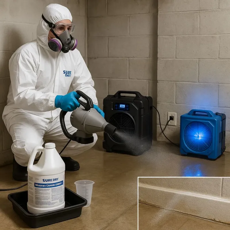 Sanitization and Odor Removal process in Brownlee Park, MI