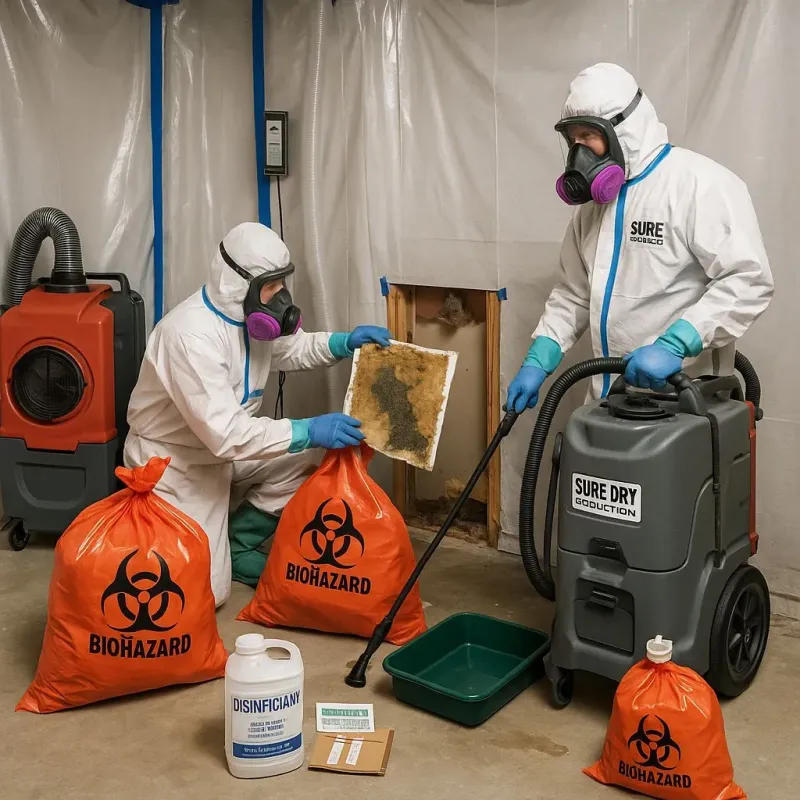 Contaminated Water Handling Protocols process in Brownlee Park, MI